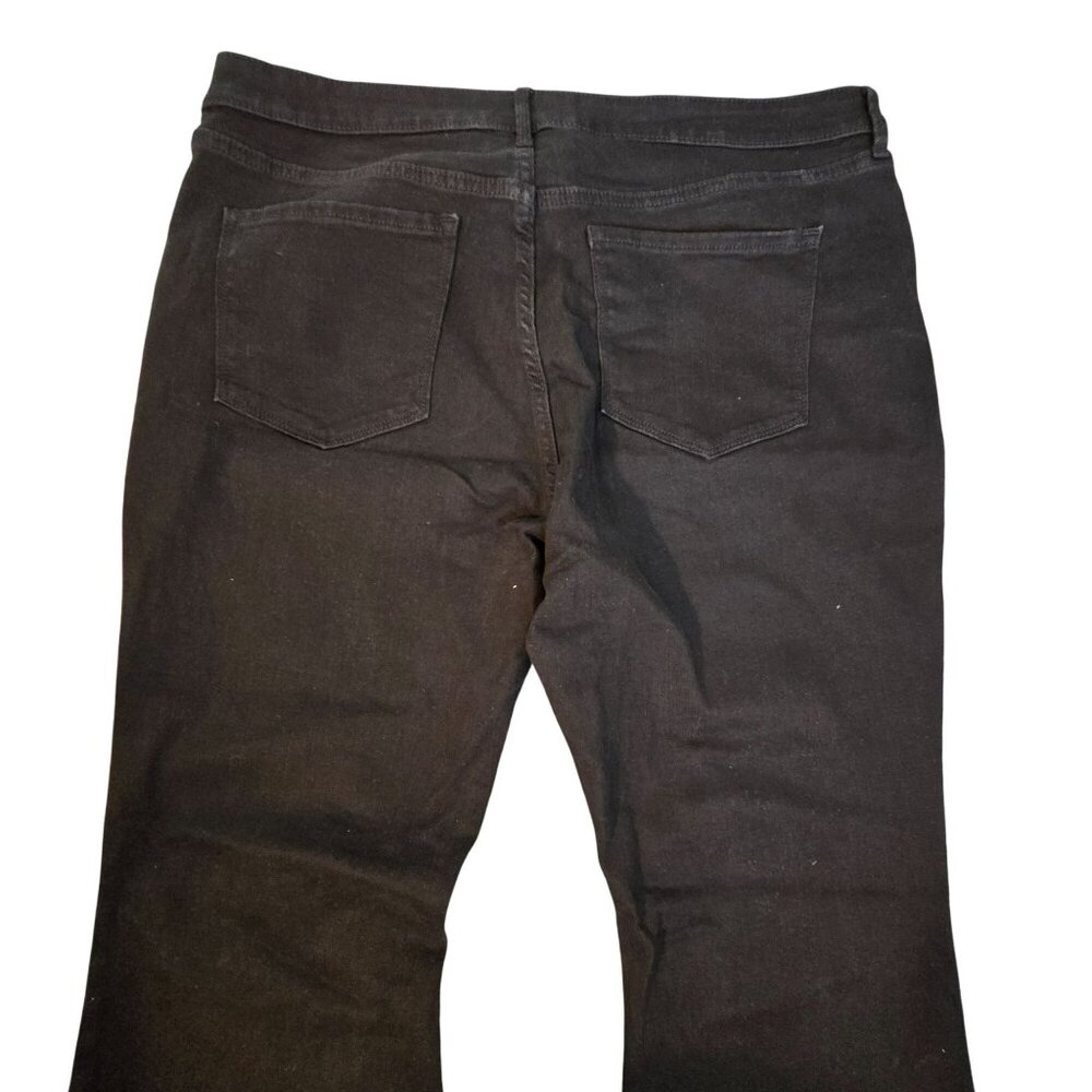 Old Navy Womens Black Flare Jeans NWT Mid-Rise Stretch Size 18 JJ3856 - Picture 11 of 11